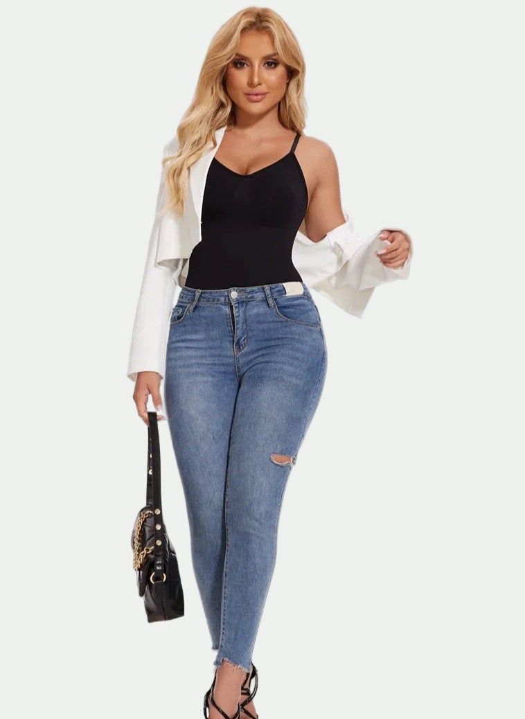 Silouet Mid-Thigh Bodysuit