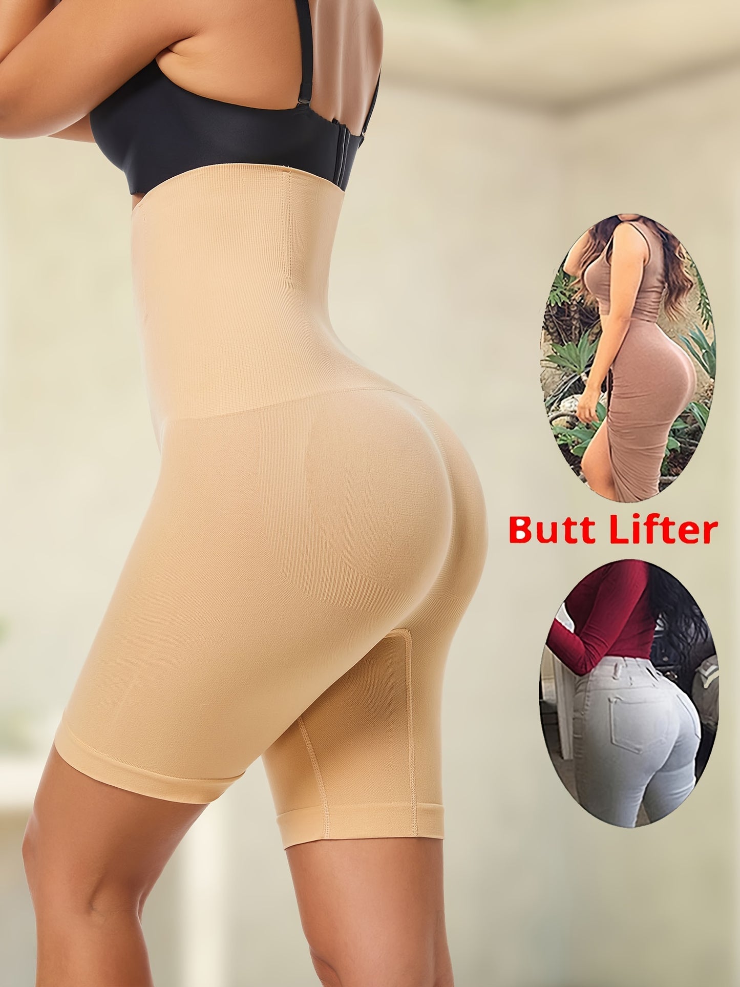 High-Waisted Shaper Shorts